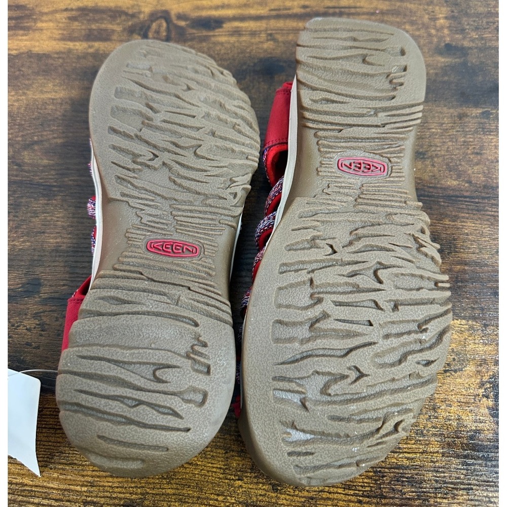 Keen Whisper Closed Toe Sandals Size 11 Anti-Odor Red White & Blue 4th of July - Picture 10 of 11